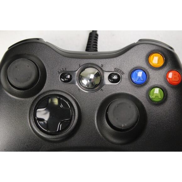 XBOX 360 USB Wired Controller (Black - Good Condition) (US SELLER) - Picture 3 of 3